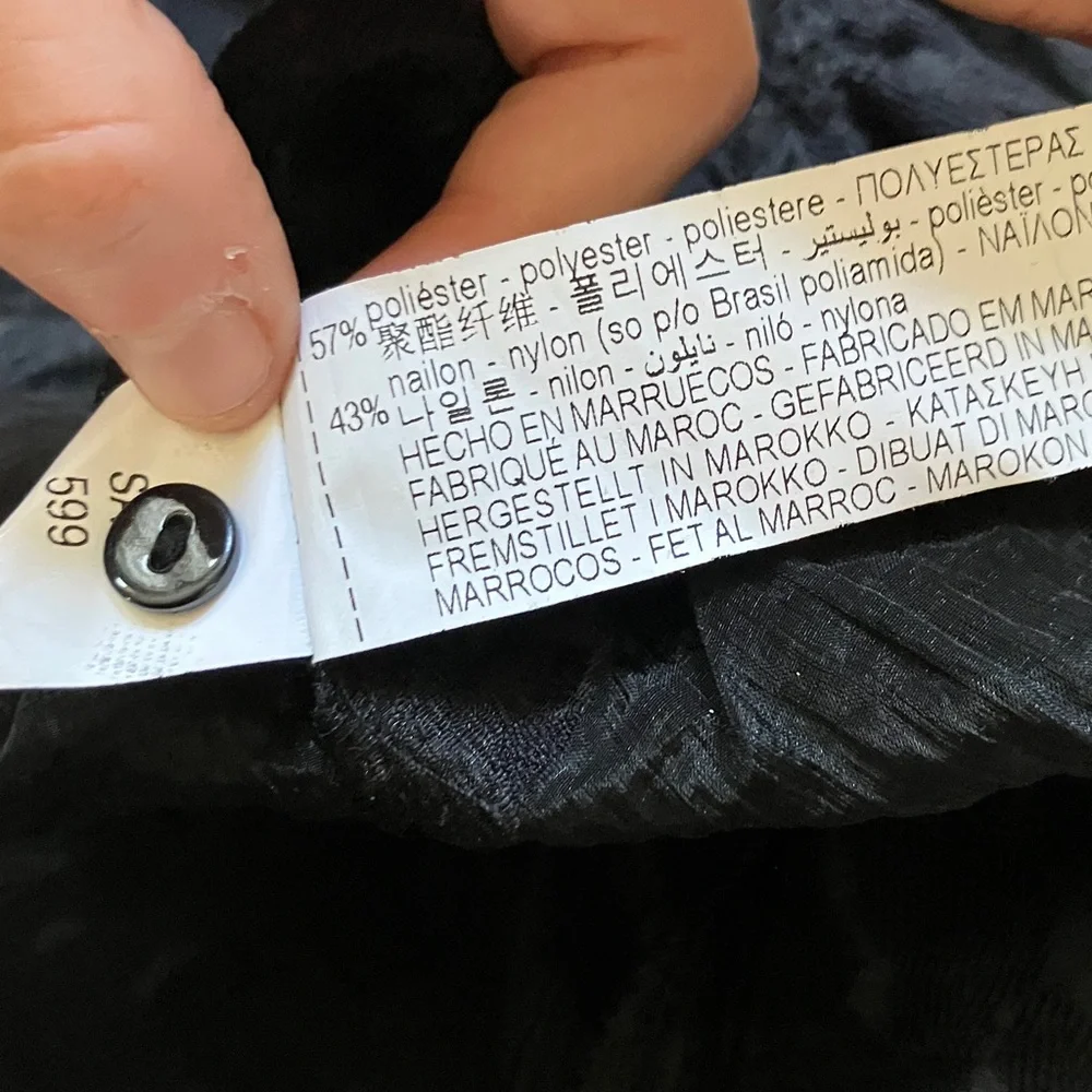 Zara Floral Sheer Organza Puff Sleeve Blouse - Picture 7 of 13